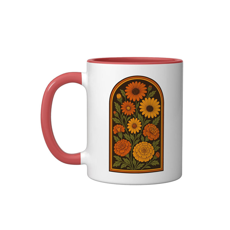 Ceramic Coffee Mug, Red