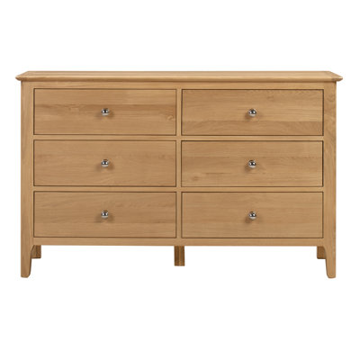 Mapleview 120 cm W Chest of 6 Drawers