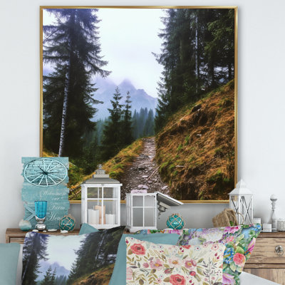 «Mountain Randonnée en été I», reproduction sur toile