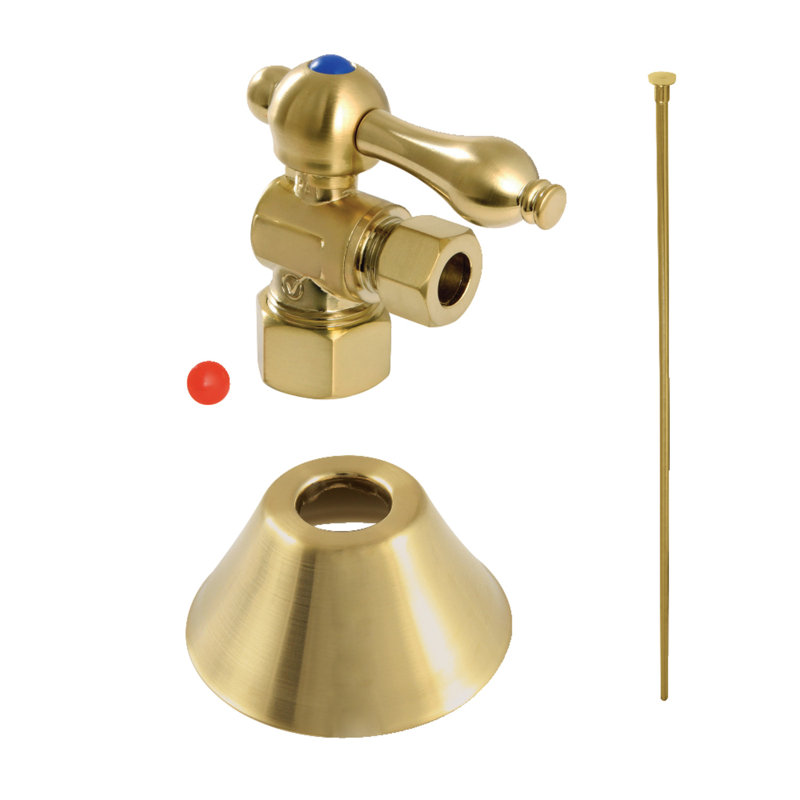 Ensemble de garniture de toilette Kingston, Laiton brossé