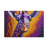 Girafe abstraite mauve moderne, peinture à l'huile sur toile-786404706