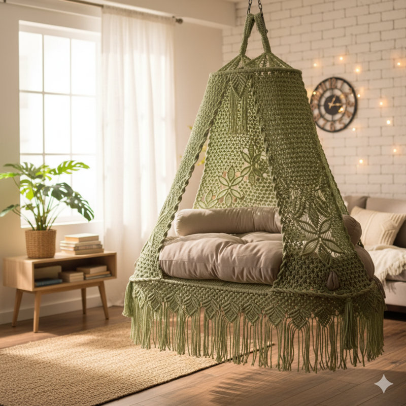 Porch Swing with Canopy