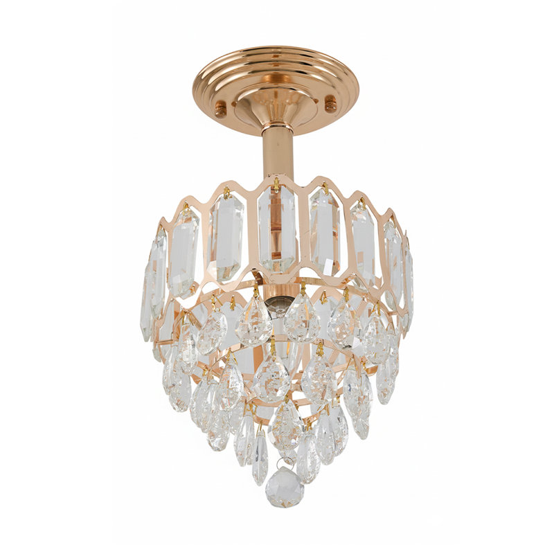 1 - Light Gold Chandelier Pendant