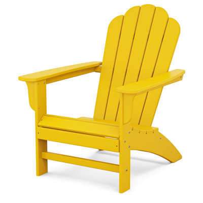 POLYWOOD Round Back Adirondack Chair
