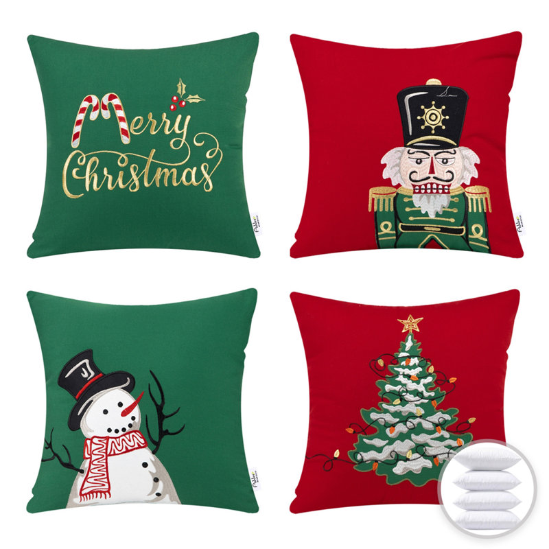 Ensemble de coussins décoratifs Holiday, Housse de coussin avec insertions