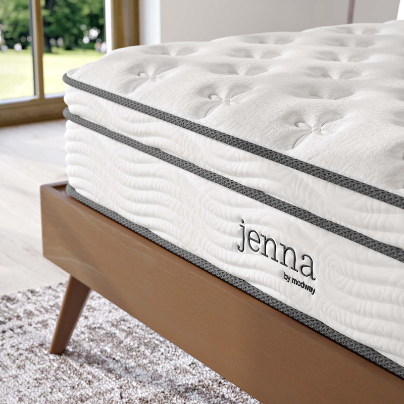 Matelas à ressorts et mousse Modway Jenna, Très grand lit, 10"