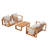 Outdoor 4-piece Garden Patio Set
