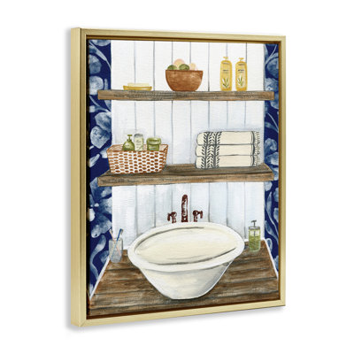 Art mural "Bold Blue"