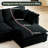Latitude Run U Shaped Modular Sectional Sofa Chenille Deep Seat Cloud Couch with 2 Movable Ottoman-1624238165-1624238167