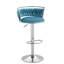 Tabouret de bar pivotant avec dossier Ginko-879315297-882844525
