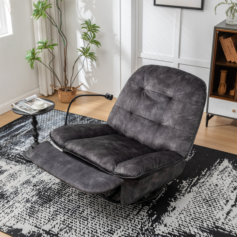 Fauteuil inclinable noir, Noir