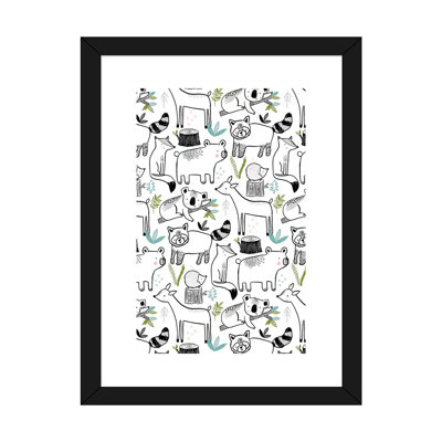 «Everyday Inky Critter I» par Lisa Barlow - impression d'art graphique