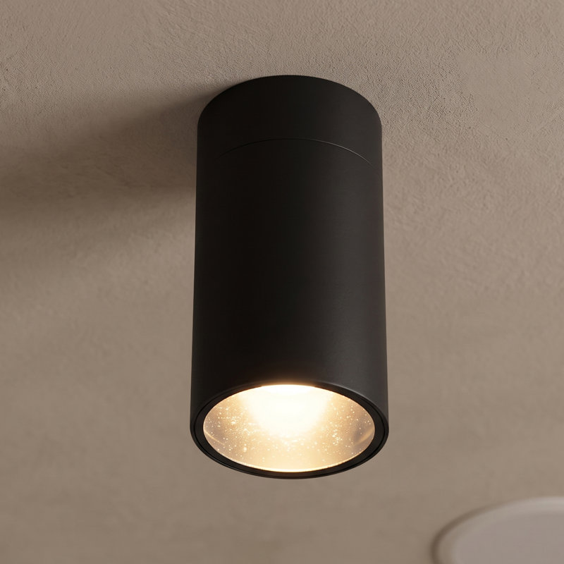 Plafonnier encastré en verre 1 lumière