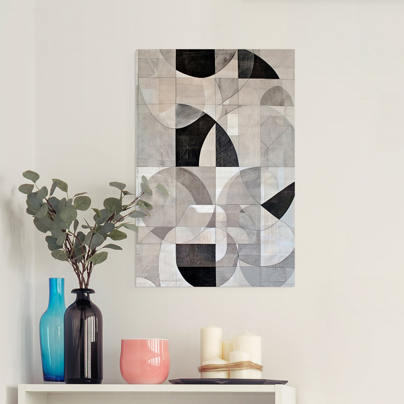 ABSTRACT Series XXXI - Impression sur toile seulement - NON-CADRE, H 60 po x l 40 po