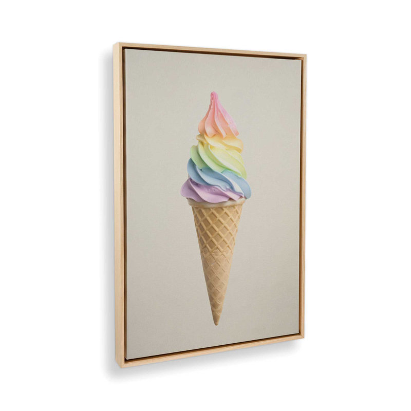 Toile roulée Taste Of Rainbow, Érable américain encadré, H 12,75 po x l 8,75 po x P 1,75 po