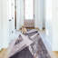 Netline Home Southbank Stripes Mid Grey Abstract Washable Rug-135773719