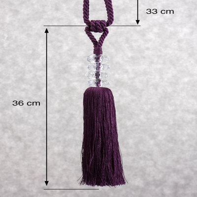 Glenam Fabric 10cm Curtain Tieback
