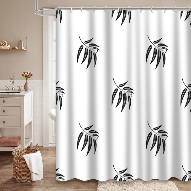 Rideau de douche Eucalyptus, L 72 po x l 78 po