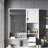 Modern Wall Mounted Bathroom Medicine Cabinet With Mirror And Towel Bar