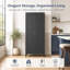 Armoire de cuisine polyvalente tout en acier avec tablettes réglables et fermeture magnétique sécurisée-84468564