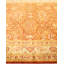 Tapis orange noué à la main de conception unique 8 pi 4 po x 10 pi 4 po Rhylee