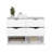 Dresser Curio, Four Drawes, White Finish-1389946123