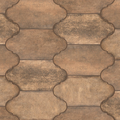 Alhama 6" x 13" Porcelain Stone Look Wall & Floor Tile