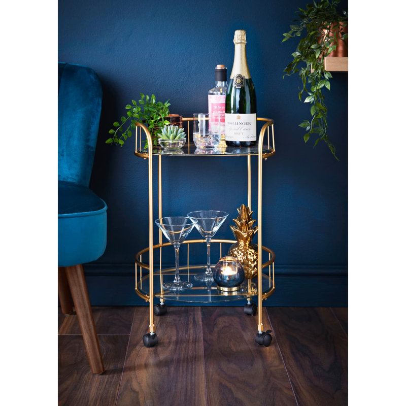McCaskill Metal Bar Cart