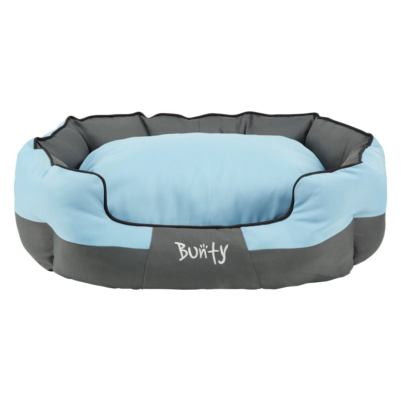 Levesque Polyester Pet Bed, Blue, 25cm H x 60cm W x 50cm D