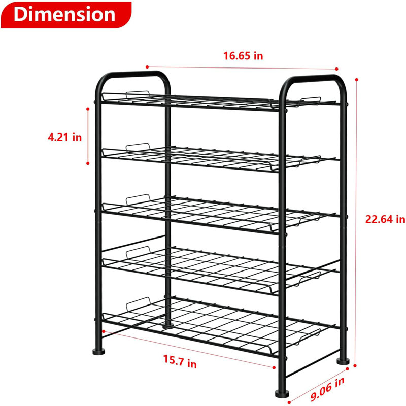 Rangement pour boîte Gloversville, Noir