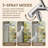 12-Inch Rain Dual Shower Head with Extension Arm Combo with 8-Spary Multifunction Handheld Spray Chrome-122065051
