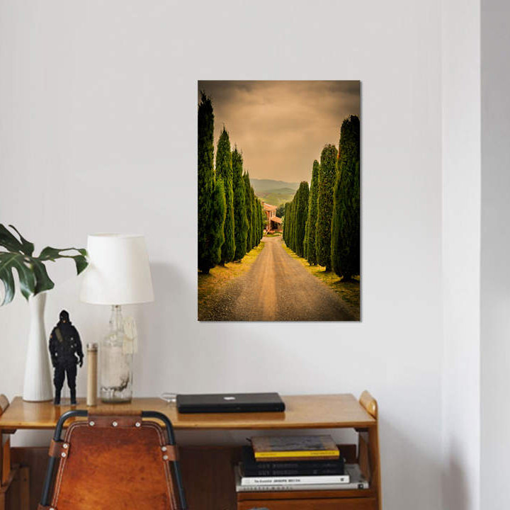 Val d’orcia, tuscany, impression sur toile, H 12 po x l 8 po x P 0,75 po, Toile tendue, Pas de tapis