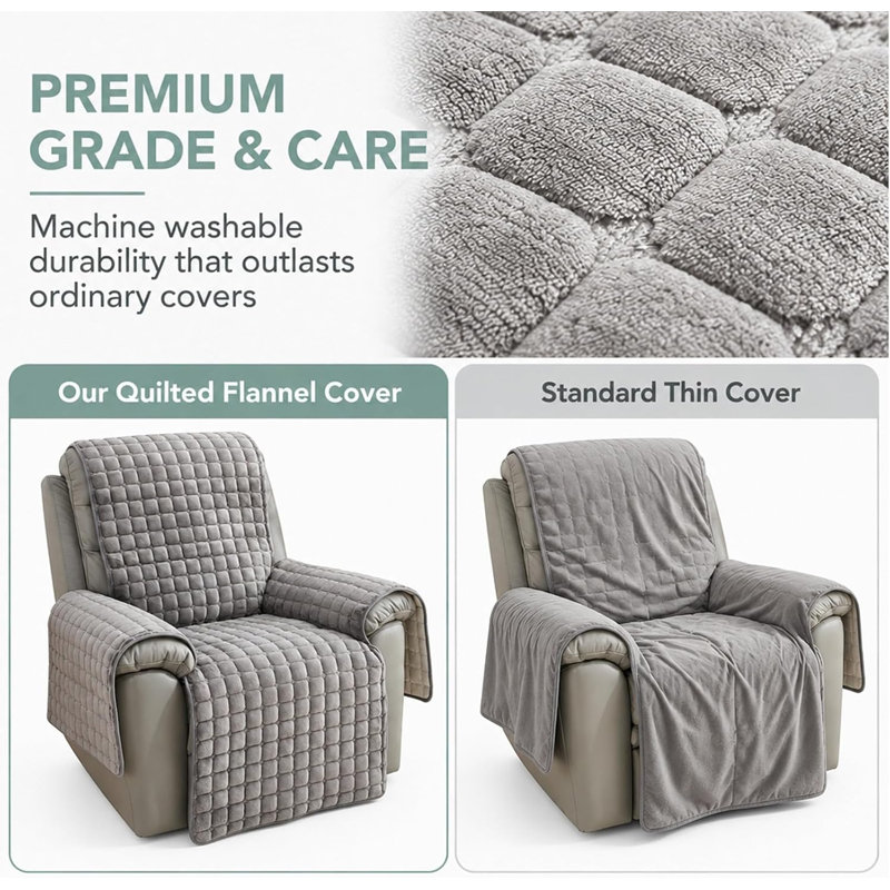 Recliner Chair Cover Velvet Recliner Slipcover 
