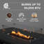 Rectangle Aluminum Propane Smokeless Fire Pit Table