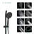 Multifunction Dual Shower Head 4.7" Round Shower-77055373