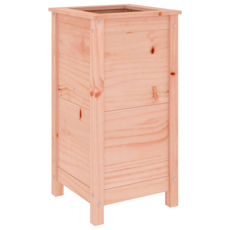 Bojana Wood Pot Planter, Douglas, 78cm H x 40cm W x 40cm D, Brown