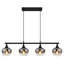 Amabel 4 - Light Matte Black Pendant
