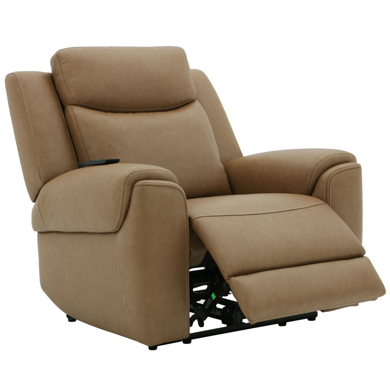 Rudra Zero Gravity Power Recliner with Heat and Massage, Cashew
