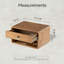 45cm W Bedside Table