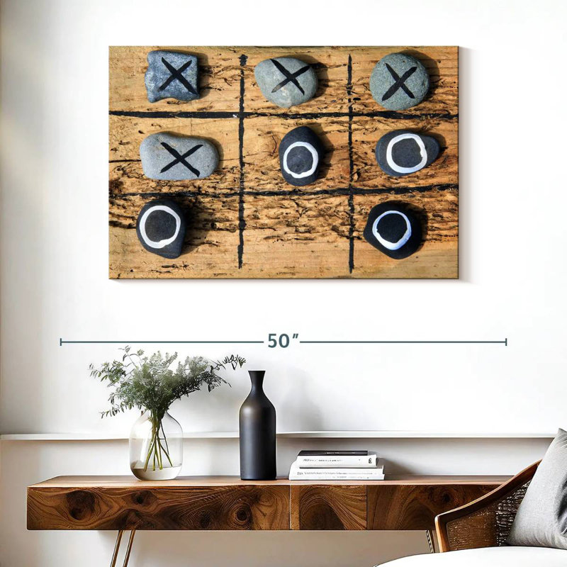 Senne Tic Tac Toe Game, 26" H x 39" W