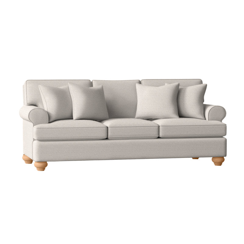 Artisan Landing Sofa, White Textured Performance; 0865-91, Sunweather