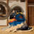 Machine Washable Transportation Brown Area Rug-2078446585