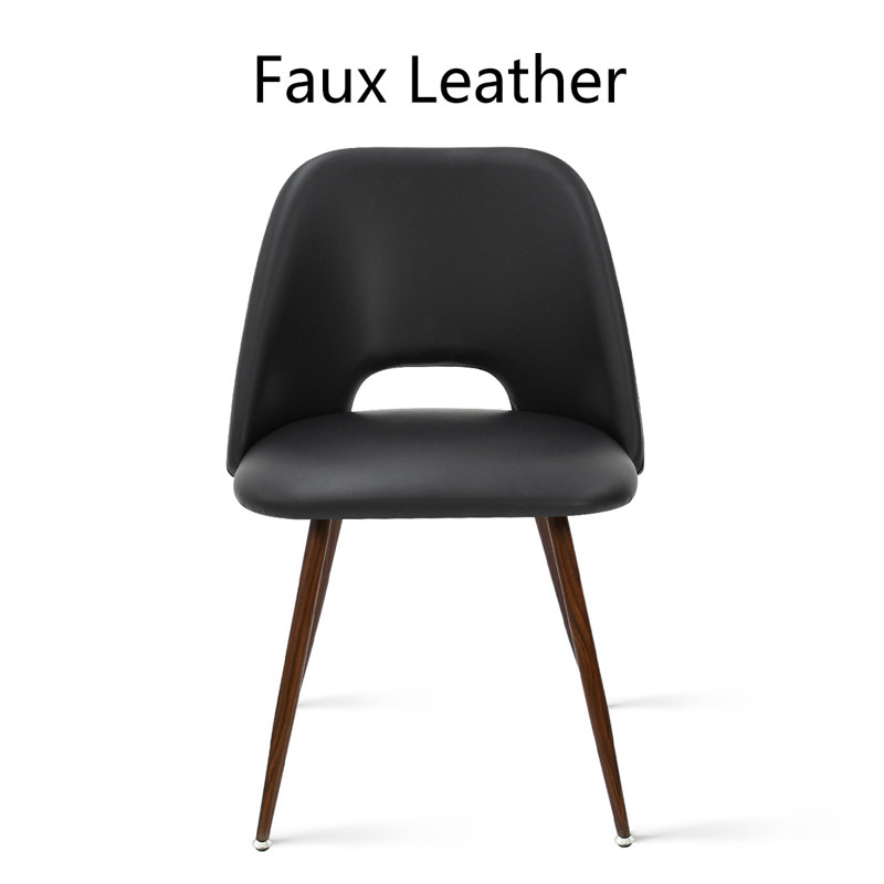 Aunnika 19'' H Upholstered Side Chair, Black