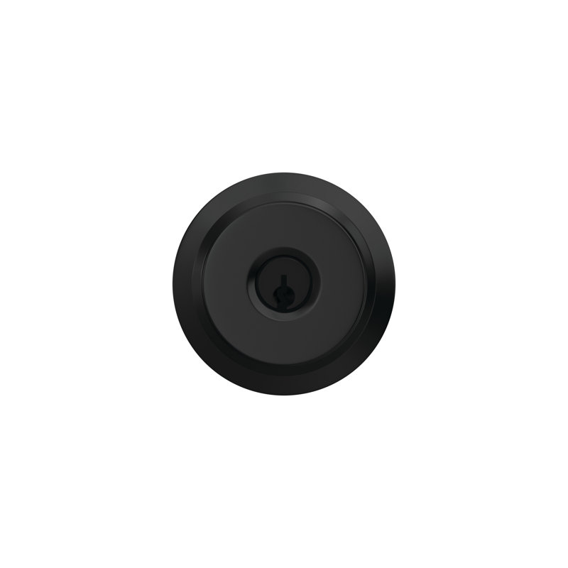 Bowery Keyed Entry Knob, Matte Black