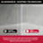 47" - 48" W x 72" H Hinged Frameless Shower Door With 5/16" (8mm) Tempered Glass-114825279