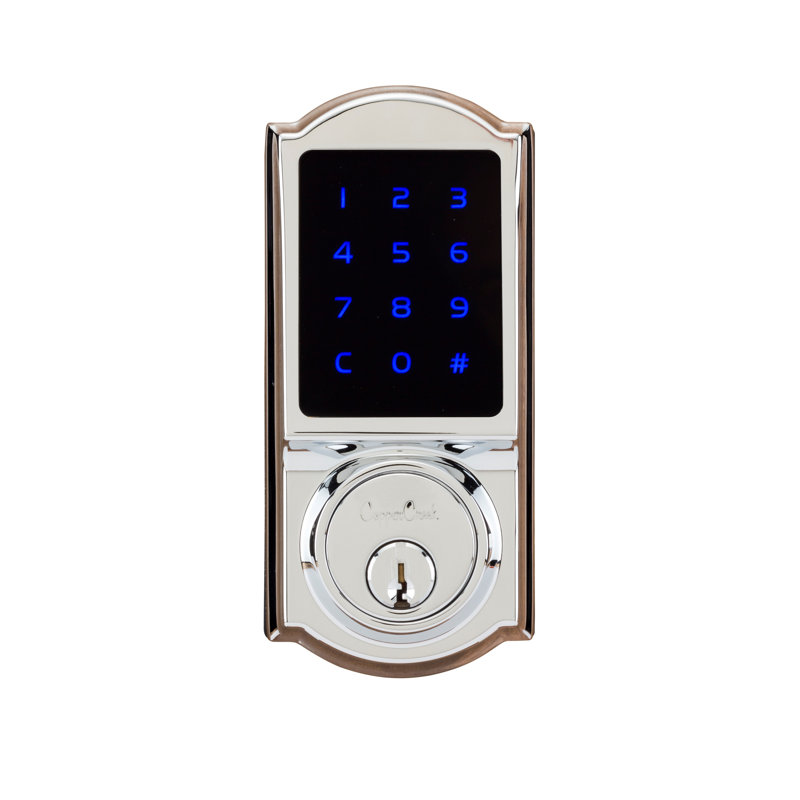 Verrou électronique à entrée sans clé à home "z wave" nexia certifié " Heritage, Acier inoxydable poli