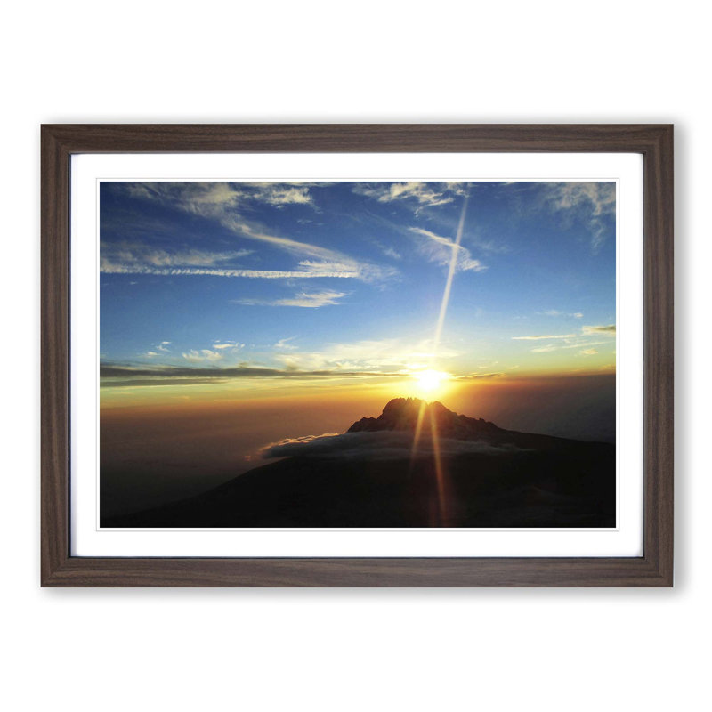 Single Picture Frame Print, Walnut