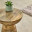 Fairlight Solid Wood Pedestal End Table