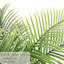 Cocotier artificiel avec 3 noix de coco (7 pi / 8 pi), plante tropicale artificielle avec projecteur DEL optionnel (bicolore / multicolore) pour un décor intérieur / extérieur-388357017