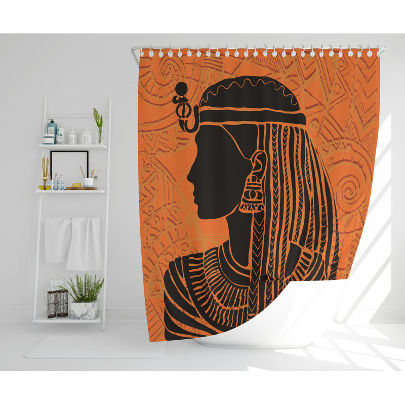 Raef Polyester Shower Curtain Set, 177cm H x 177cm W